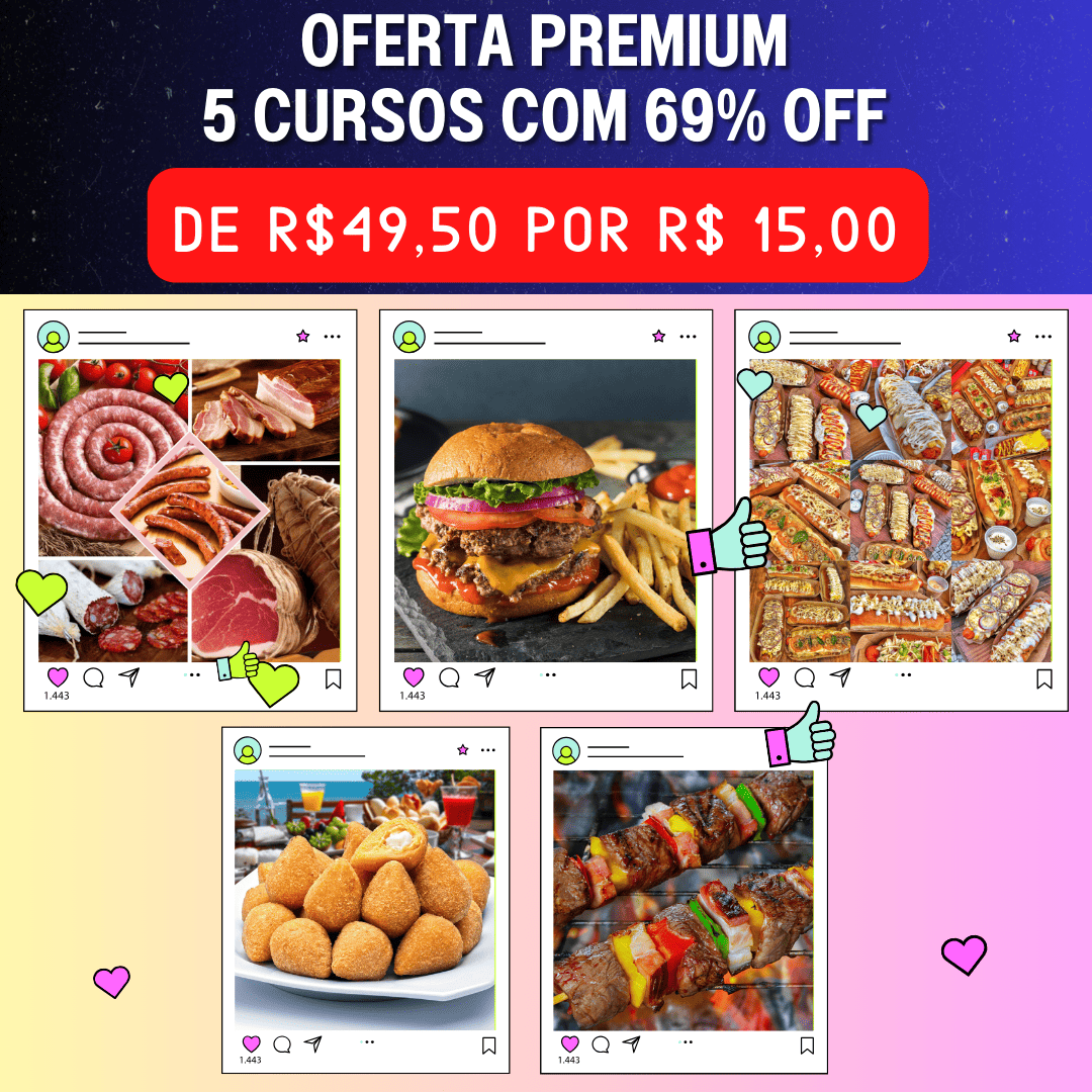 Pacote com 11 cursos